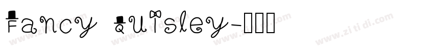 Fancy Quisley字体转换